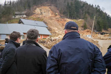 Ogled saniranih plazov v Košišah in izvajanje sanacije v Lanišah (33)